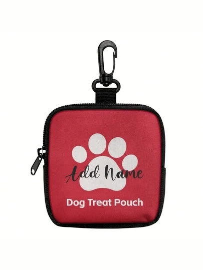 1개 맞춤형 강아지 간식 가방, 6가지 색상 옵션, 폴리에스터 소재 애완동물 훈련 간식 파우치 & 강아지 사료 여행 가방, 공원 산책, 훈련 보상, 여행, 야외 캠핑에 적합, 강아지 주인 및 애완동물 훈련사에게 이상적인 선물