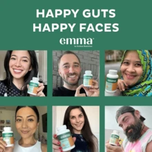 Emma Gut Health Doctors Endorsed Supplement - 60 Capsules - Relief From Gas And Bloating, Repairs Leaky Gut With Magnesium, Berberine, Vitamin D, Quercetin & More - Gut Health & Colon Cleanse Formula - 3Bottles - 查看 6
