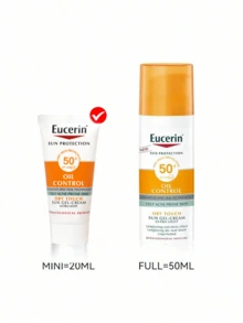 Eucerin 50ml Protector solar para control de grasa facial, loción solar con acabado mate FPS50+ - 20ml*2 - Ver 5