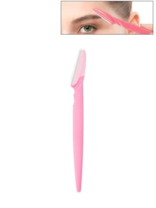 60/30/24/12/6pcs Multi-Color Eyebrow Trimmer And Razor Set, Exfoliating And Hair Removal Tool, Body And Facial Hair Grooming Tool, Long Handle Blade With Protective Cover, Makeup, Affordable, Travel, Bedroom, Cosmetic Accessories, Cheap - Multicolor - View 8