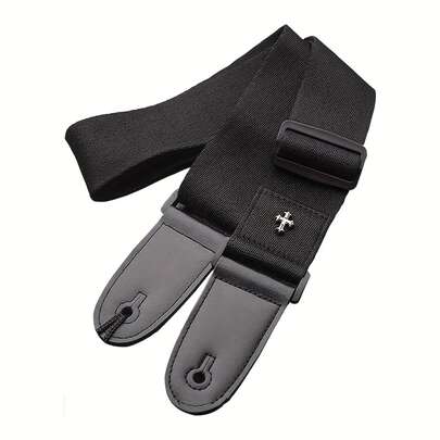 Correa de guitarra premium - Con bolsillo práctico para púa, material suave y duradero, longitud ajustable, adecuada para guitarra eléctrica, bajo eléctrico y guitarra acústica, accesorios de guitarra, accesorios de instrumentos musicales, durable y portátil, adecuada para decoración de guitarra, regalo de guitarra, banda, actuación al aire libre, regalo de músico, accesorios de viaje, suministros para festivales de música rock, regalo musical, regalo para hombres, regalo para mujeres, Eid Al-Fitr, Eid Al-Adha