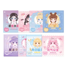 Girls Princess Dress-Up Sticker Book, DIY Expression & Fashion Makeup Sticker Activity Set, Reusable Cartoon Doll Handmade Creative, Suitable As Christmas Birthday Gift For Children - Multicolor - View 12