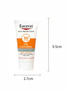 Eucerin Protector solar con control de grasa facial 20ml, loción protectora solar refrescante mate SPF50+ - 20ml - Ver 7