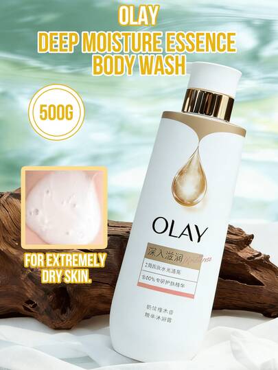  Sữa tắm dưỡng ẩm sâu OLAY Deep Moisture Essence (dung tích 500g) với các thành phần chăm sóc da, làm mịn và mềm da thô ráp, hương hoa ly và cam quýt, sữa tắm dưỡng ẩm, hương thơm lâu dài, không chứa sulfate và paraben, làm đều màu da, không nhờn rít, thích hợp sử dụng hàng ngày, dành cho cả nam và nữ, bộ quà tặng chăm sóc cá nhân, có size du lịch, sản phẩm chăm sóc da cao cấp, không thể thiếu cho làn da khô ráp mùa đông, tẩy tế bào chết toàn thân, làm tươi mát và dịu da, phục hồi hàng rào bảo vệ da, thân thiện với người ăn chay, tạo nhiều bọt, cho làn da rạng rỡ, sữa tắm dành cho thanh thiếu niên, quà tặng chăm sóc da cho nam/nữ.