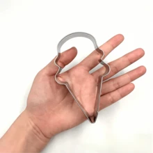 Bộ 3 khuôn cắt bánh hình kem và trái cây, khuôn nướng bằng thép không gỉ dùng để làm kem ốc quế, kem que, bánh cupcake, đồ dùng làm bánh cho các dịp lễ hội và mùa hè. - Xem 10