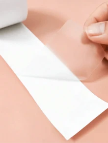 5m Long Transparent Chest Tape, Self-Adhesive Bra Silicone Nipple Covers,Suitable For A-G,Replace Your Bra-Instant Bob Tape,Boobytape For Breast Push Up&Strapless Dress With Secure-Closing Push-Up Nipple Shields For Comfort And Concealment - Nhiều màu - Xem 4