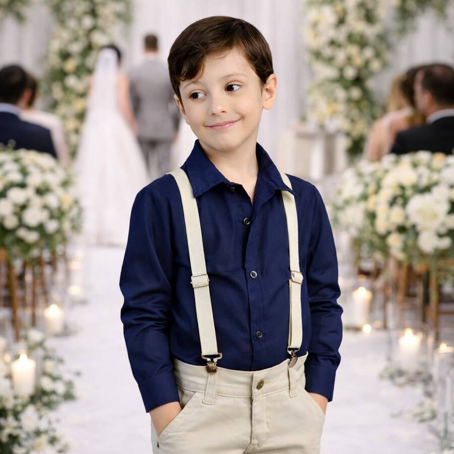 Miguelito Moda Infantil Tween Boys Sets - Azul Marino - Ver 1