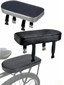 1 pieza Cojín para asiento trasero de bicicleta, Sillín trasero de bicicleta de PU suave, Accesorios para bicicleta - Multicolor - Ver 1