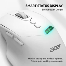 Acer Wireless Bluetooth Tri-Mode Mouse, Ergonomic Mouse, Compatible With Laptops And USB Docks, OMR254 Wireless Bluetooth Tri-Mode - View 3