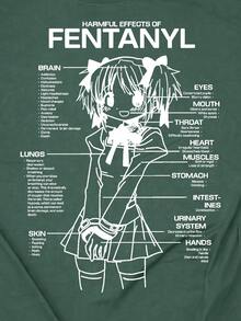 Anime Manga Madoka Magica Fantasy Magic Geek T-Shirt Unisex Male Female 100% Cotton Premium Top Streetwear Launch Immediate Shipping Various Colors!! Plus Size - 軍綠色 - 查看 4