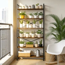 Lislark Metal Storage Shelve 6-Tier Heavy Duty Rack Workshop, Shed, Office, 124*80*186cm,  Adjustable Metal Shelf - Easy To Assemble Storage Rack For Home Office Kitchen | Space Saving Organizer - View 9