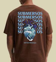 Christian T-Shirt "Submerged In Your Presence" Cotton Church Gospel Evangelical Catholic Clothing Unisex Stylish Tumbler God Jesus - 鏽棕色 - 查看 6