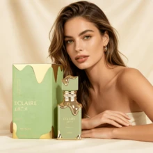 Lattafa Eclaire Pistache – Gourmand, Nutty, Creamy, Musky – Eau De Parfum Spray Long-Lasting Fragrance For Women, 3.4 Ounce / 100 Ml - 綠色 - 查看 3