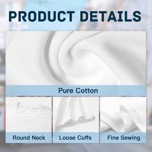 Women's White Claw Hard Seltzer Print T-Shirt, Casual Short-Sleeved Top Crew Neck Sports T-Shirt - Unisex Cotton Soft Breathable Fabric Women Shirt, Round Neck Summer Casual Tee, Classic Fit , Music Anime Movie TV Fan Machine-Washable Top For Casual Attire Streetwear,Summer Outdoor Casual Wear,Perfect Gift For Men & Women - trắng - Xem 6