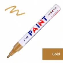1pc Car Tire Paint Marker Pen, Car Modification Paint Pen, Tire Graffiti Pen, Oil-Based Repair Paint Pen, 1 Tire Repair Paint Waterproof Marker Pen, Painting Brush, Essential For Back To School Season, And Essential For Car Enthusiasts. - Multicolor - View 14