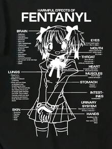 Anime Manga Madoka Magica Fantasy Magic Geek T-Shirt Unisex Male Female 100% Cotton Premium Top Streetwear Launch Immediate Shipping Various Colors!! Plus Size - 黑色 - 查看 4