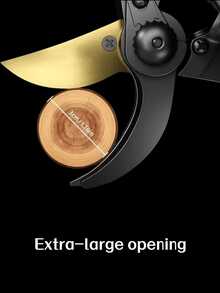 Bộ 3 kéo cắt tỉa cành chuyên nghiệp bằng titan, kéo làm vườn chịu lực 8,5 inch với lưỡi phủ titan, tay cầm chống trượt, thích hợp cho việc làm vườn và tỉa cây. - A - Xem 5