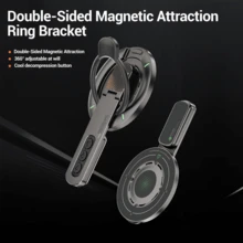 3-In-1 Magnetic Ring Phone Holder, Rotatable Double-Sided Magnetic Phone Stand Suitable For IPhone 17 16 15 14 13 12 - Multicolor - View 4