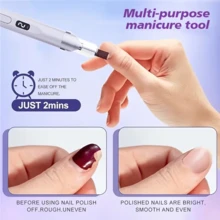 Upgrade Portable 2-In-1 Electric Nail Drill & UV Nail Lamp, Durable 3+ Years Service Life For Professional Manicure & Pedicure - Nhiều màu - Xem 10