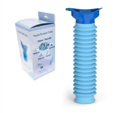 750毫升便携式伸缩小便器,男女通用,可折叠应急厕所,带女性小便装置,防漏无异味旅行小便瓶,适用于露营、徒步旅行、交通堵塞等场合,可调节应急小便器,男女通用车载便携式厕所,可折叠个人移动厕所,小便瓶 - 彩色 - 查看 15