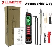 ZLLJMETER ZL15A Digital Multimeter, Multi-Function High Precision Tester, Non-Contact Voltage Current Resistance Ohm Tool - Black - View 10