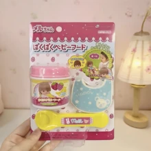 1件最新潮流创意果冻草莓布丁玩具套装，食物奶昔布丁喂食玩具，生日、节日、季节、万圣节、圣诞节、游戏玩家礼物、复活节礼物的理想之选 - 彩色 - 查看 5