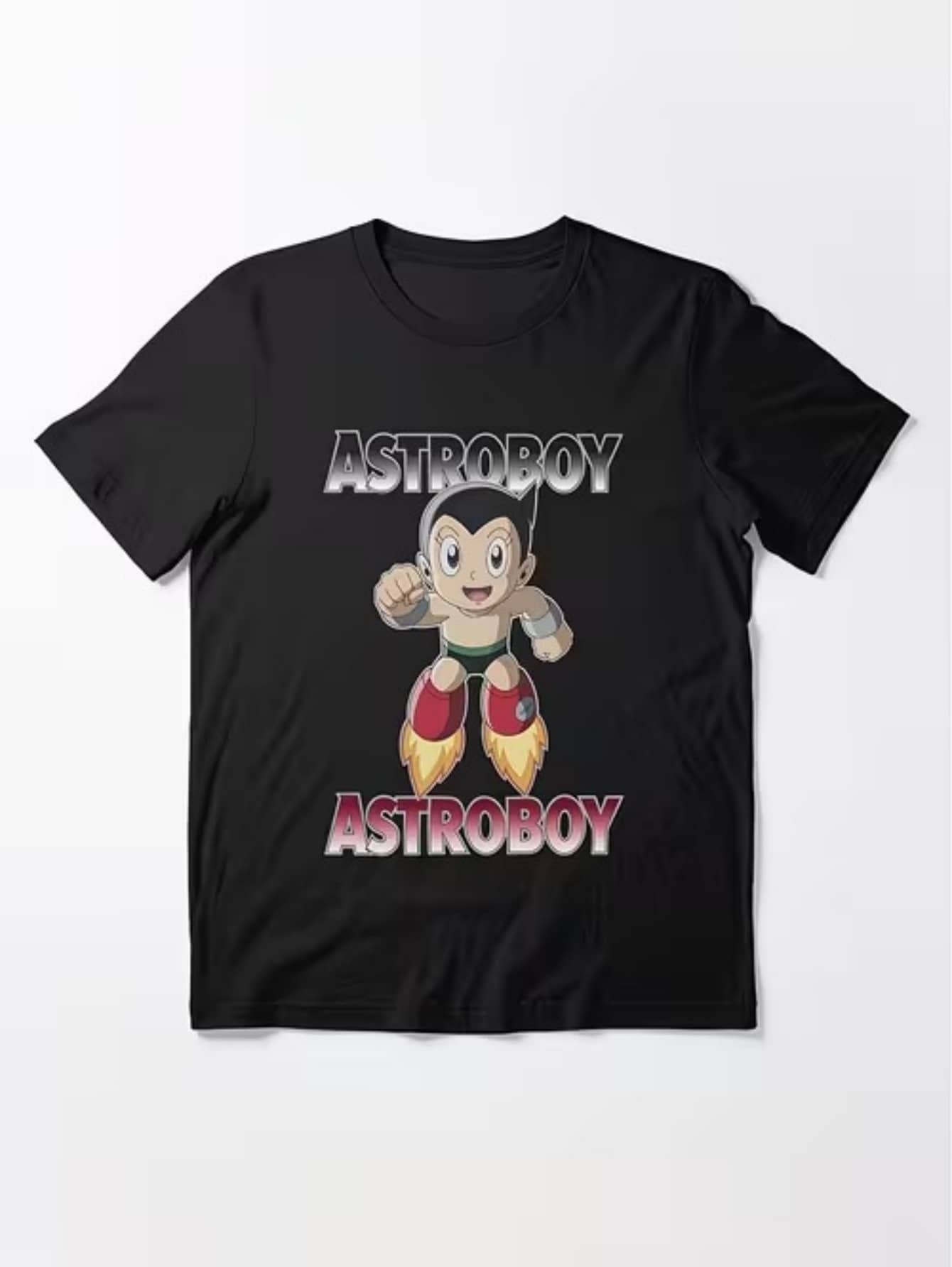 Unisex T-Shirt Graphic Printed With Astroboy Cartoon Character With Text - Nhiều màu - Xem 1