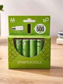 4 AA Rechargeable Batteries With USB-C Port 110mAh And Cable Included - View 5