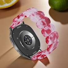 1条树脂弹力表带，女士款，兼容三星Galaxy Watch 8 40mm/44mm、Watch 8 Classic 46mm、Watch Ultra/Ultra 2025 47mm，玳瑁纹弹力表带，兼容Galaxy Watch 8/Watch 8 Classic/Watch Ultra - Watch Ultra/Ultra 2025 47mm - 查看 9