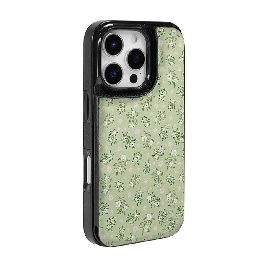 Phone Case - TPU phone case with a design of white flowers blooming in blue mist, featuring card slots and various functions, suitable for bank cards and transportation cards. Compatible with iPhone 17/16/15/14/13/12/11/Plus/Pro/Pro Max/17 Air and Galaxy S25/S24 Plus/S23/S22 Ultra - ブラック - チェックする 1