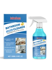 jakehoe Espuma de Limpeza para Banheiro - Removedor de Manchas de Vidro, Torneira, Vaso Sanitário, Spray Descalcificante, Remove Manchas de Água Dura, Resíduos de Sabão, Clareia Superfícies, Limpa Sujeira e Manchas Amareladas do Vaso Sanitário, Suprimentos de Limpeza de Banheiro, Produtos de Limpeza de Vaso Sanitário, Limpeza de Azulejos - Vários - Visão 6