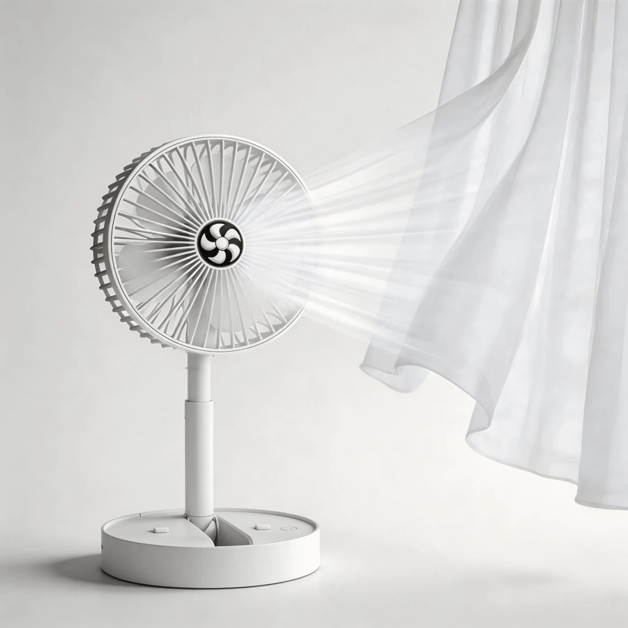 Portable Adjustable Desktop Fan, Foldable And Telescopic Mini Fan With ...