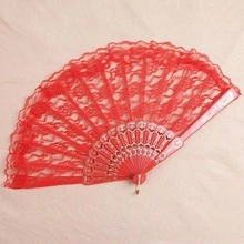 1 pieza/Abanico plegable de actuación chino retro, regalo de boda personalizado para fiestas, abanico de novia para actuación de danza - Multicolor - Ver 5