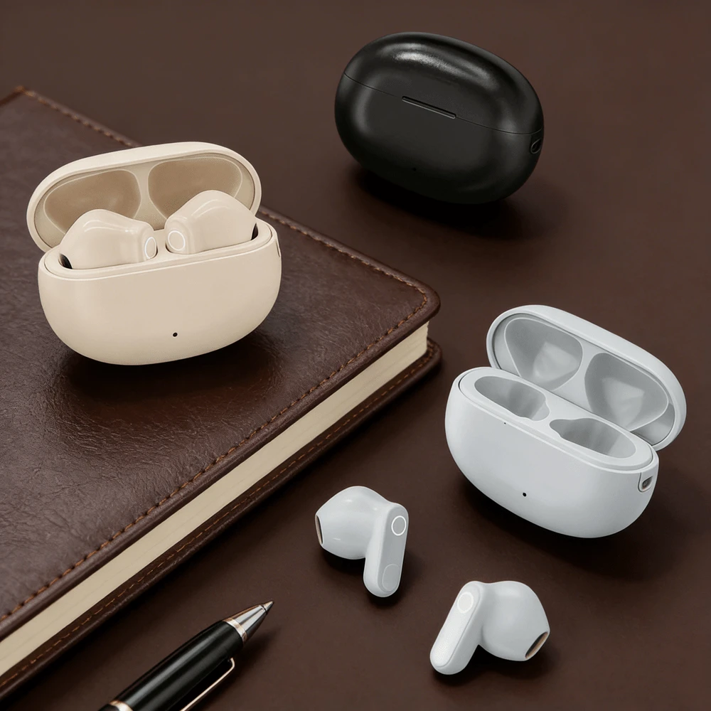 新款迷你TWS降噪蓝牙耳机 无线入耳式耳机 免提耳机 带麦克风 - 查看 1