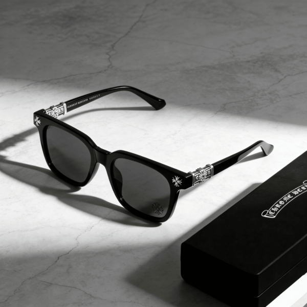 ChromeHeart Sunglasses - Fashionable Anti-Glare And Dust-Proof Glasses, A Stylish Accessory For Both Men And Women, Clear And Durable. Cycling Glasses. Casual Glasses. Suitable For Giving As Gifts.