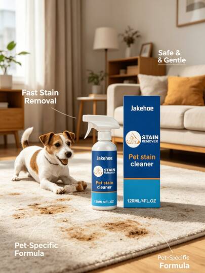 宠物污渍去除剂，有助于清洁常见污渍，适用于有宠物的家庭