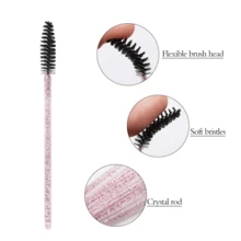 500/200/100/50 cái chổi chuốt lông mi dùng một lần màu đen, cọ chuốt mascara, cọ chải lông mi và lông mày mini, dụng cụ trang điểm - Nhiều màu - Xem 7