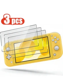 1-5片装钢化玻璃屏幕保护膜，适用于Switch Lite，透明高清，清晰防刮，防指纹，无气泡，完美适配2019款Switch Lite。 - 查看 12