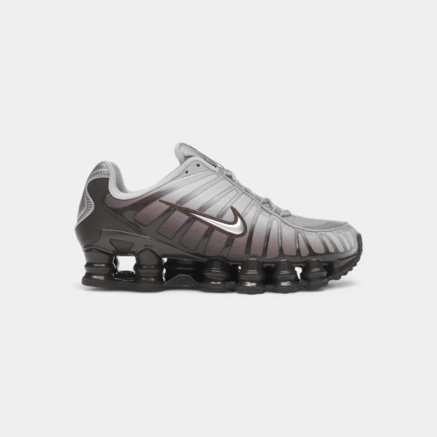 Nike Shox TL Baroque Brown Platinum Violet Metallic Silver (Women's) - Coffee Brown - View 1
