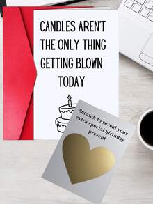Tarjeta de rascar favorita del esposo/novio - Tarjeta de rascar interactiva y divertida para sorpresa de cumpleaños, sorpresa repetible, regalo de cumpleaños misterioso, regalo para el novio, tarjeta de felicitación, tarjeta de regalo - Multicolor - Ver 2