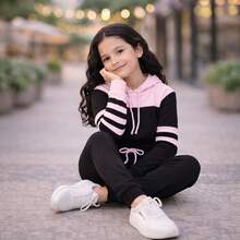 "Fun And Comfortable Girls' Sweatshirt" (4 To 14 Years Old) - Rosa - Ver 12