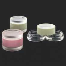1pc 2in1 Double End Cute Empty Lipstick Bottle Lipstick Container Case Pink Color Macarons Empty Cosmetic Containers For Lip Mask - Pink - View 2