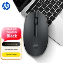 HP M10 Wired Mouse Minimalist Style PC Laptop Computer Mouses Silent Soft Voice Black/White Ergonomics Keyboard Original HP Wire Mouse For Gaming Business Office Mouse - 查看 12