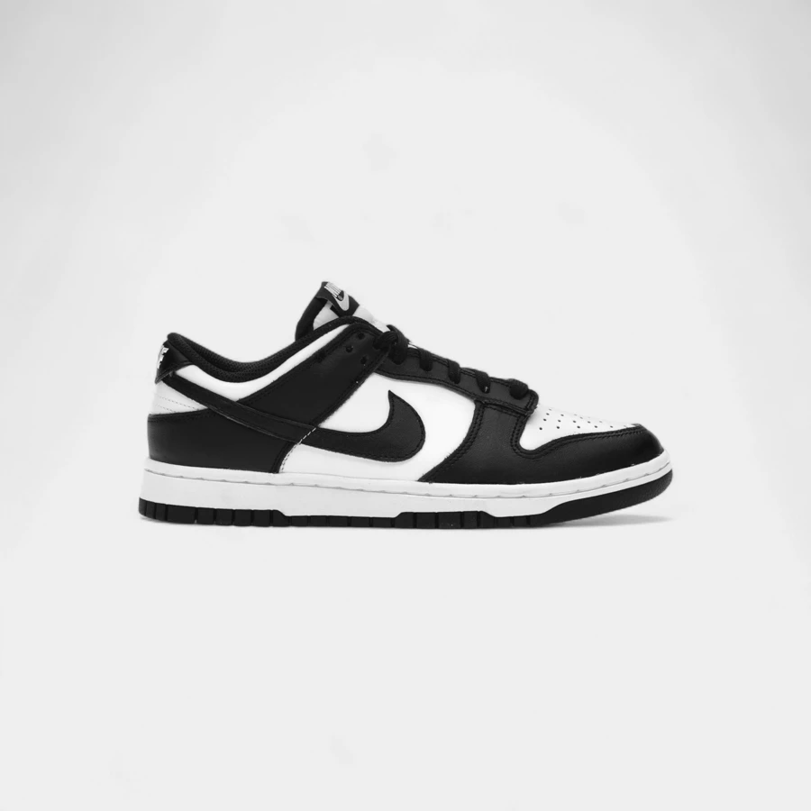 Nike Dunk Low Retro White Black Panda (Women's) - Black - View 1