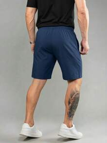 Type One Kit 3 Shorts Bermuda Zíper Masculina Tactel Com Elastano Alta Elasticidade Academia - 1 Azul Marinho/2 Cinza Escuro - Visão 10