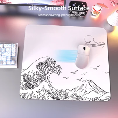 ATTACK SHARK CM02 Large Size Waterproof Gaming Mouse Pad With Stitched Edges And Non-Slip Rubber Base, Size L