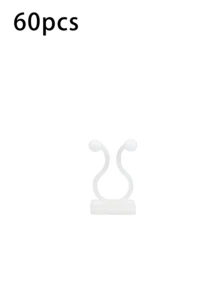 10pcs/30pcs/60pcs Plant Vine Fixation Adhesive Clips, No Drilling Required - White - View 13