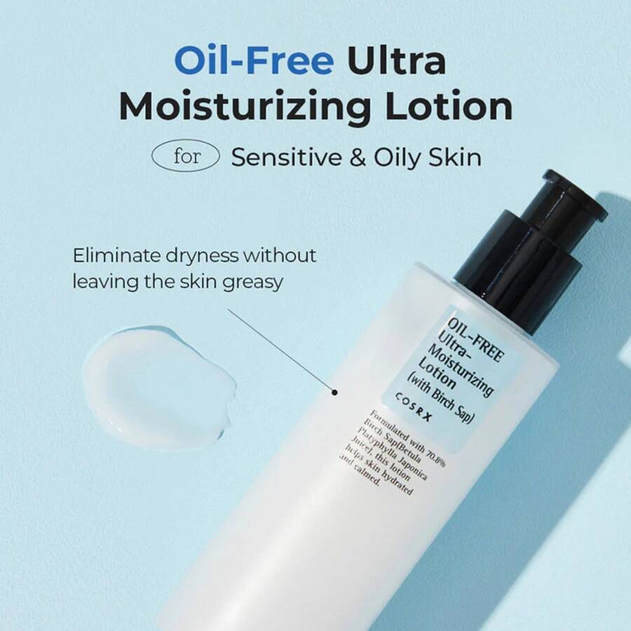 COSRX Oil Free Moisturizing Lotion 100ML - acide hyaluronique - Voir 1