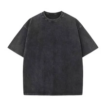 Two Cartoon Animal Balcony 2026 Summer Cotton Tee, Premium Pure Drop Shoulder Short Sleeve, Unisex Hip Hop Minimal Street Daily Top - Black 6 - View 2
