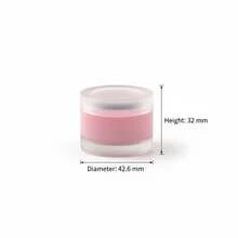 1pc 2in1 Double End Cute Empty Lipstick Bottle Lipstick Container Case Pink Color Macarons Empty Cosmetic Containers For Lip Mask - Pink - View 5